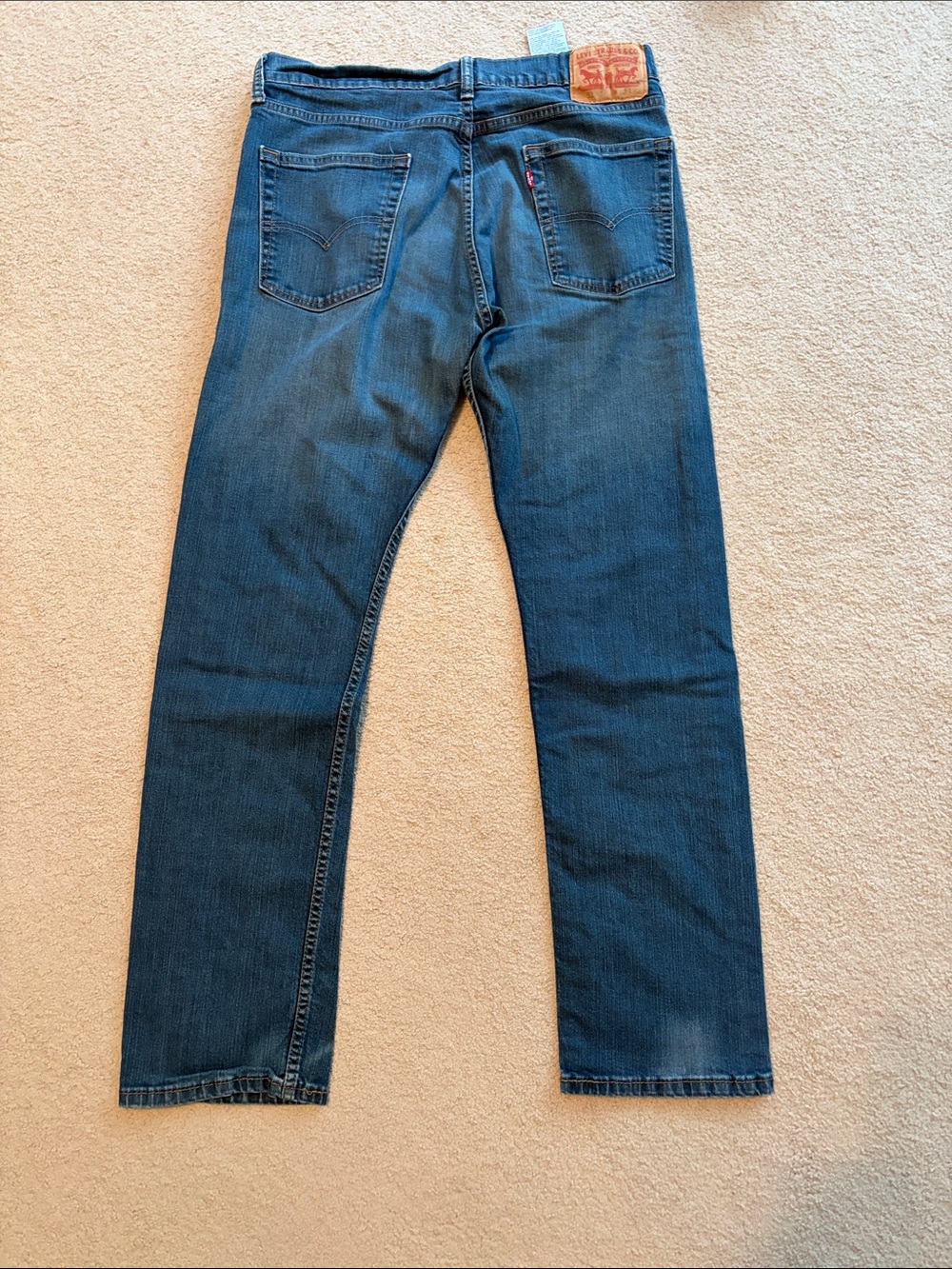 Levi's 513 32x32 Men's Dark Blue Slim Straight Jeans